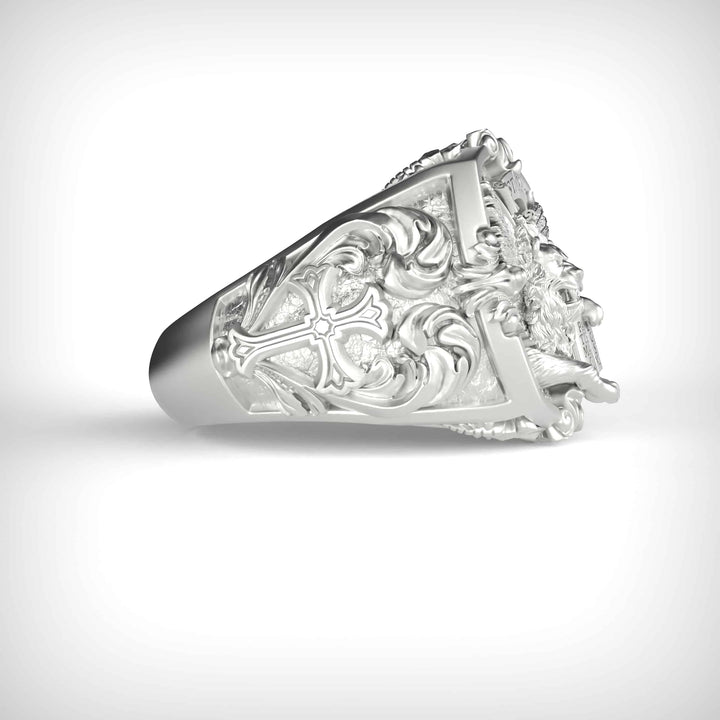 St. Mark Winged Lion Signet Ring