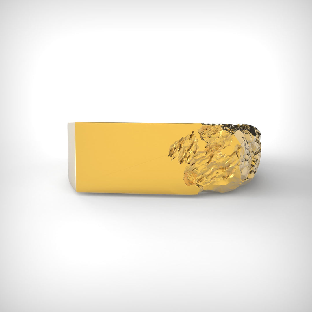 Fractured Stone Edge Ring