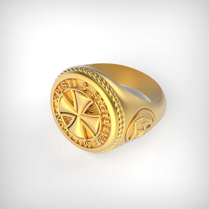Templar Seal Signet Ring