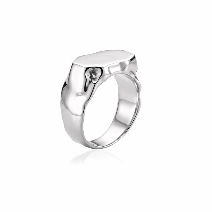 Cosmic Meteorite Signet Ring
