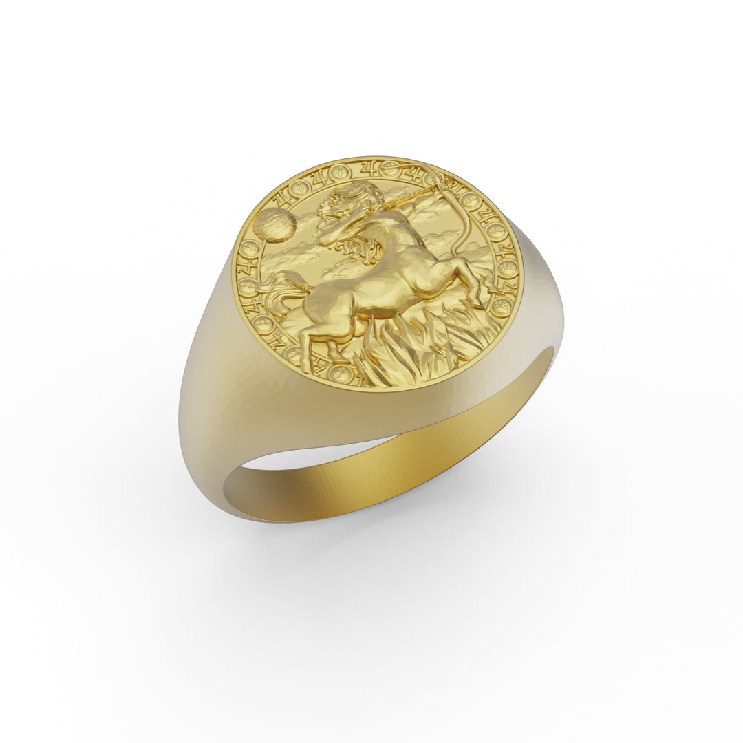 Sagittarius Zodiac Ring