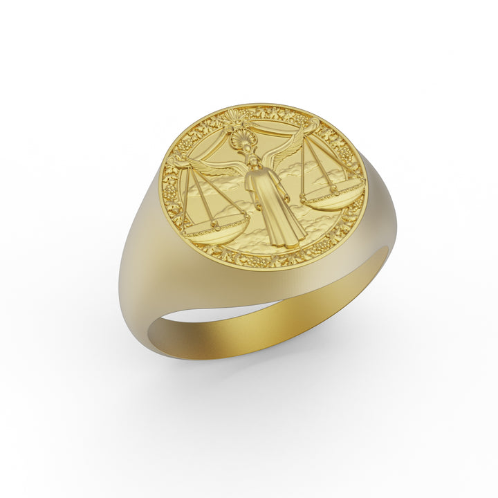 Libra Zodiac Ring