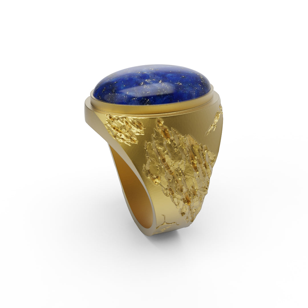 Worn Lapis Ring