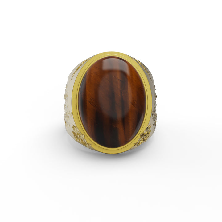 Worn Tiger Eye Ring