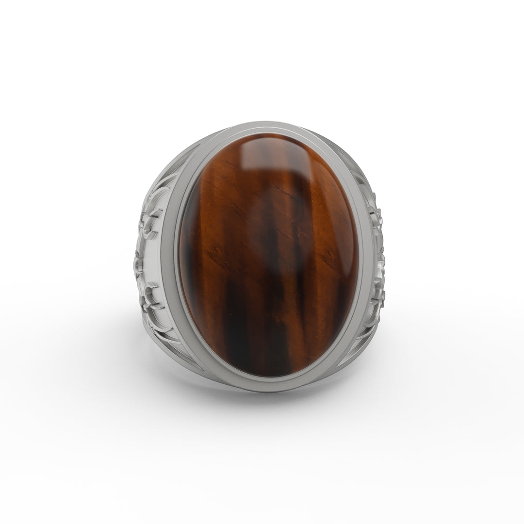 Buckhorn Tiger Eye Ring