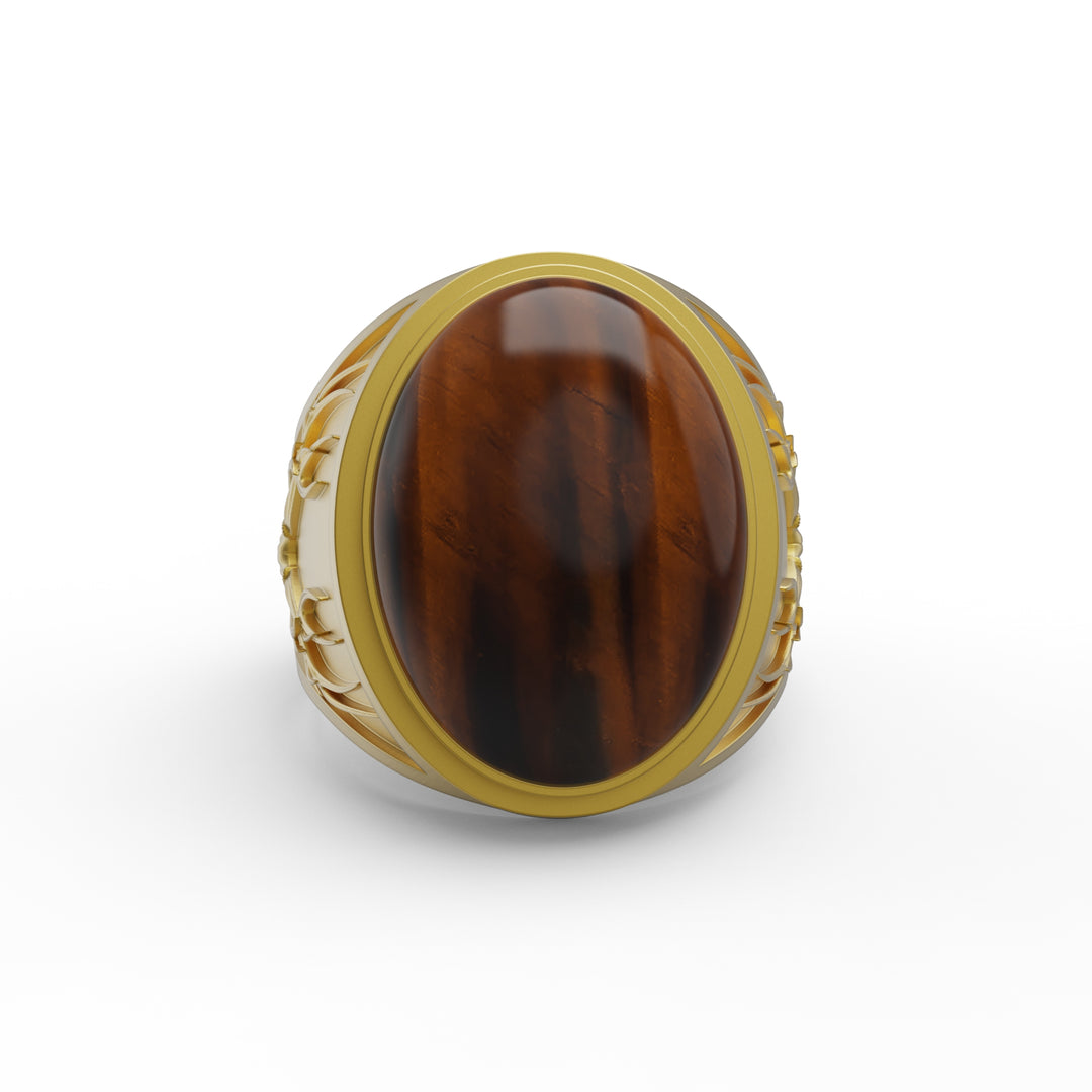 Buckhorn Tiger Eye Ring