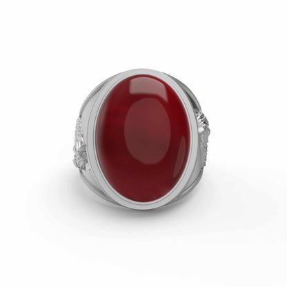 Horse Carnelian Ring