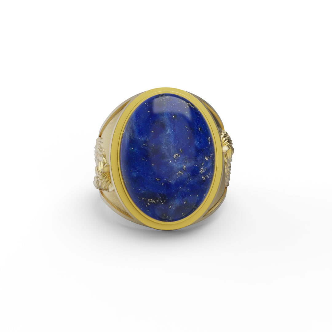 Horse Lapis Lazuli Ring