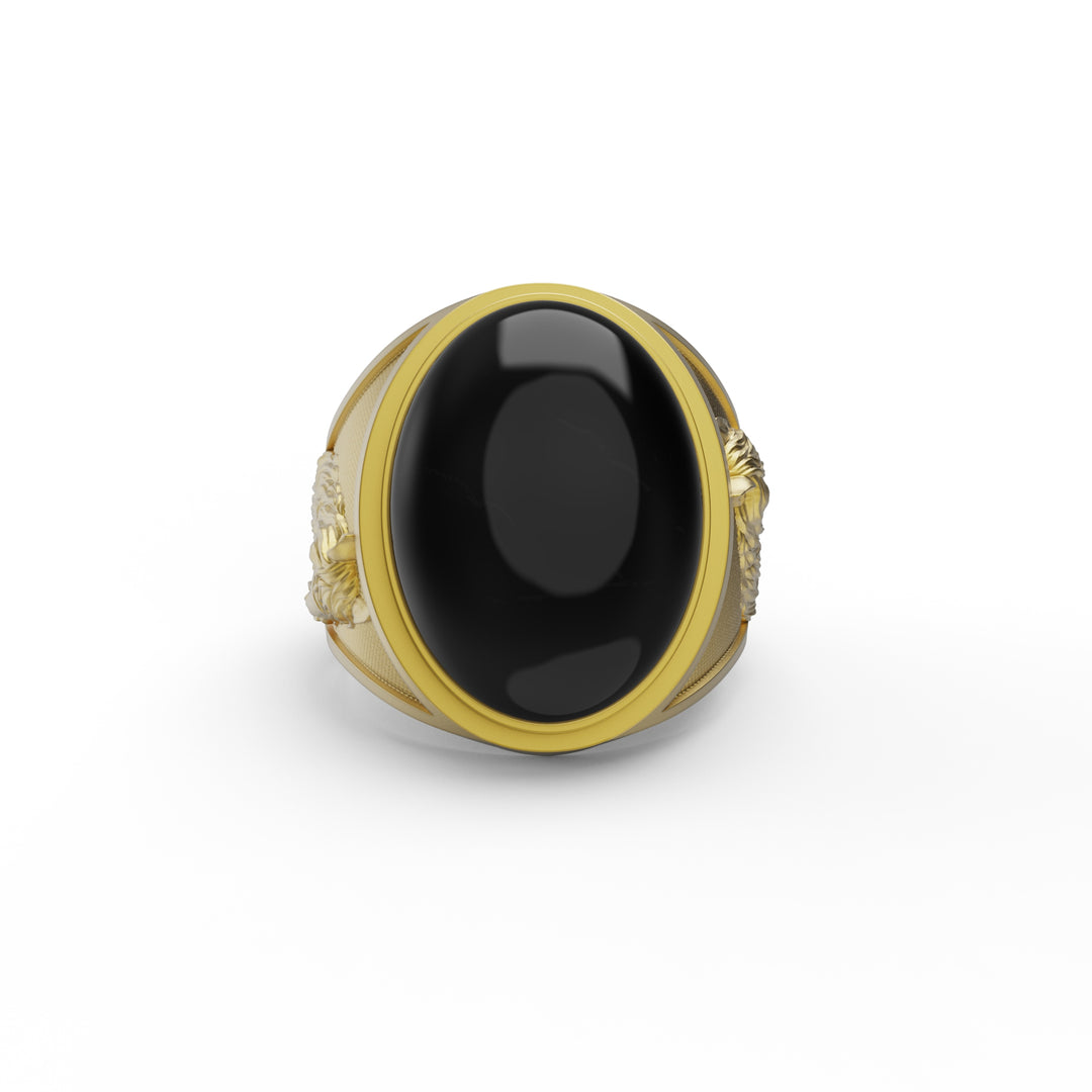 Horse Onyx Ring