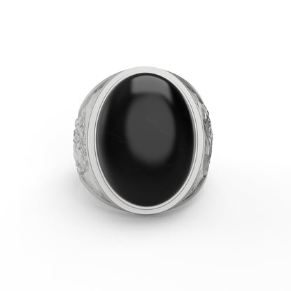 The Philip II Chariot Onyx Ring