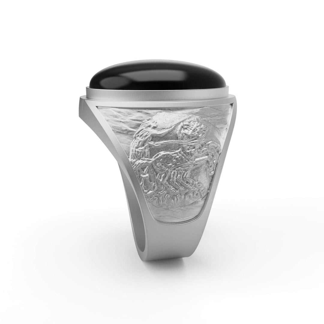The Philip II Chariot Onyx Ring