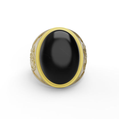 The Philip II Chariot Onyx Ring