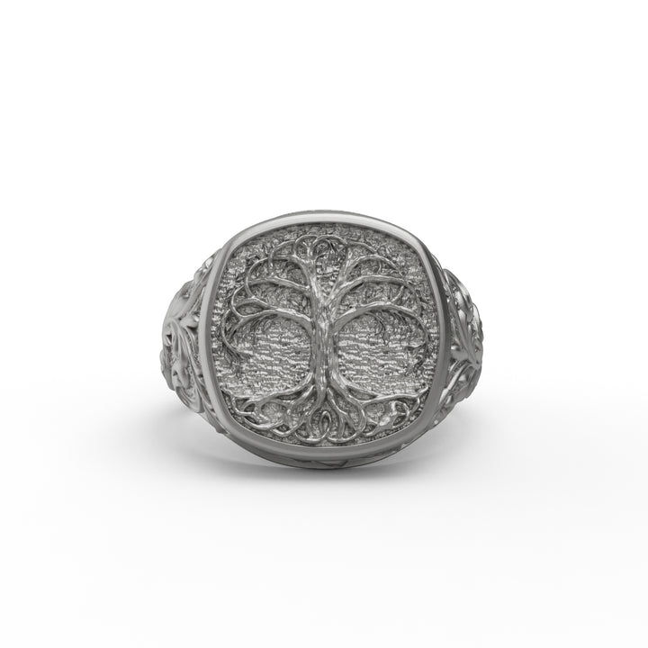 Tree Of Life Signet Ring