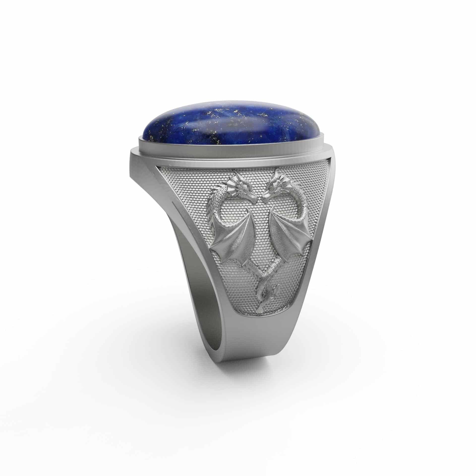 Dragons Lapis Ring – Theswaf