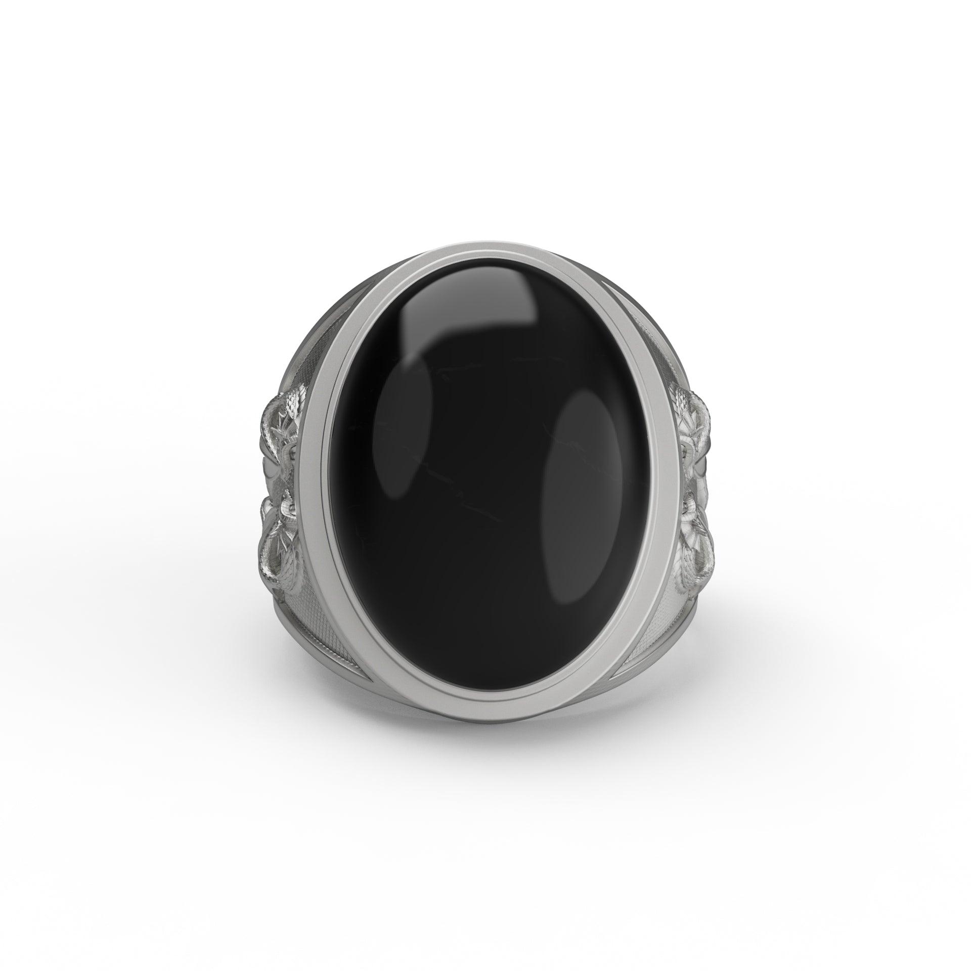 Dragons Onyx Ring – Theswaf