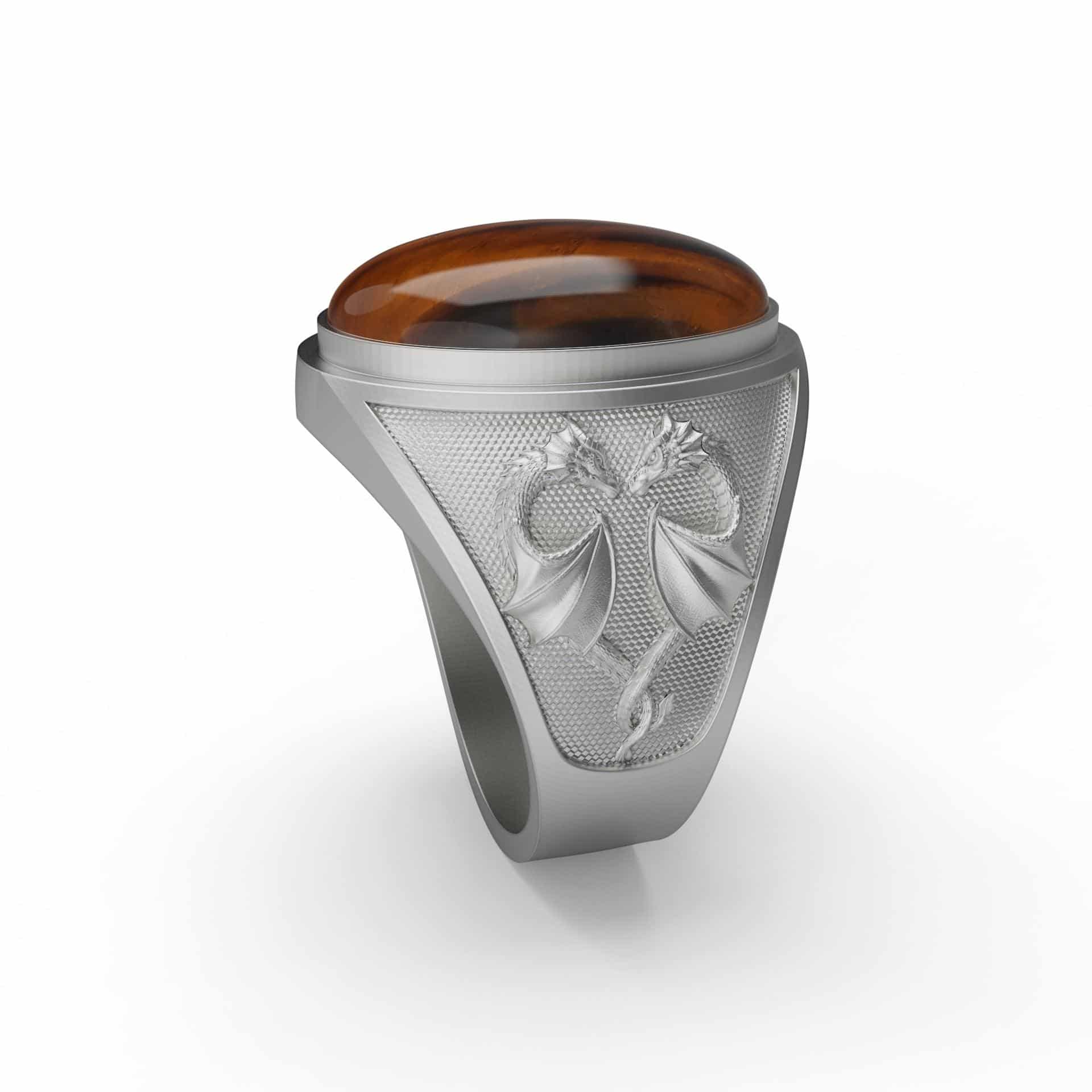 SILVER925 TIGER EYE DESIGN RING/シルバー/リング 【公式通販】