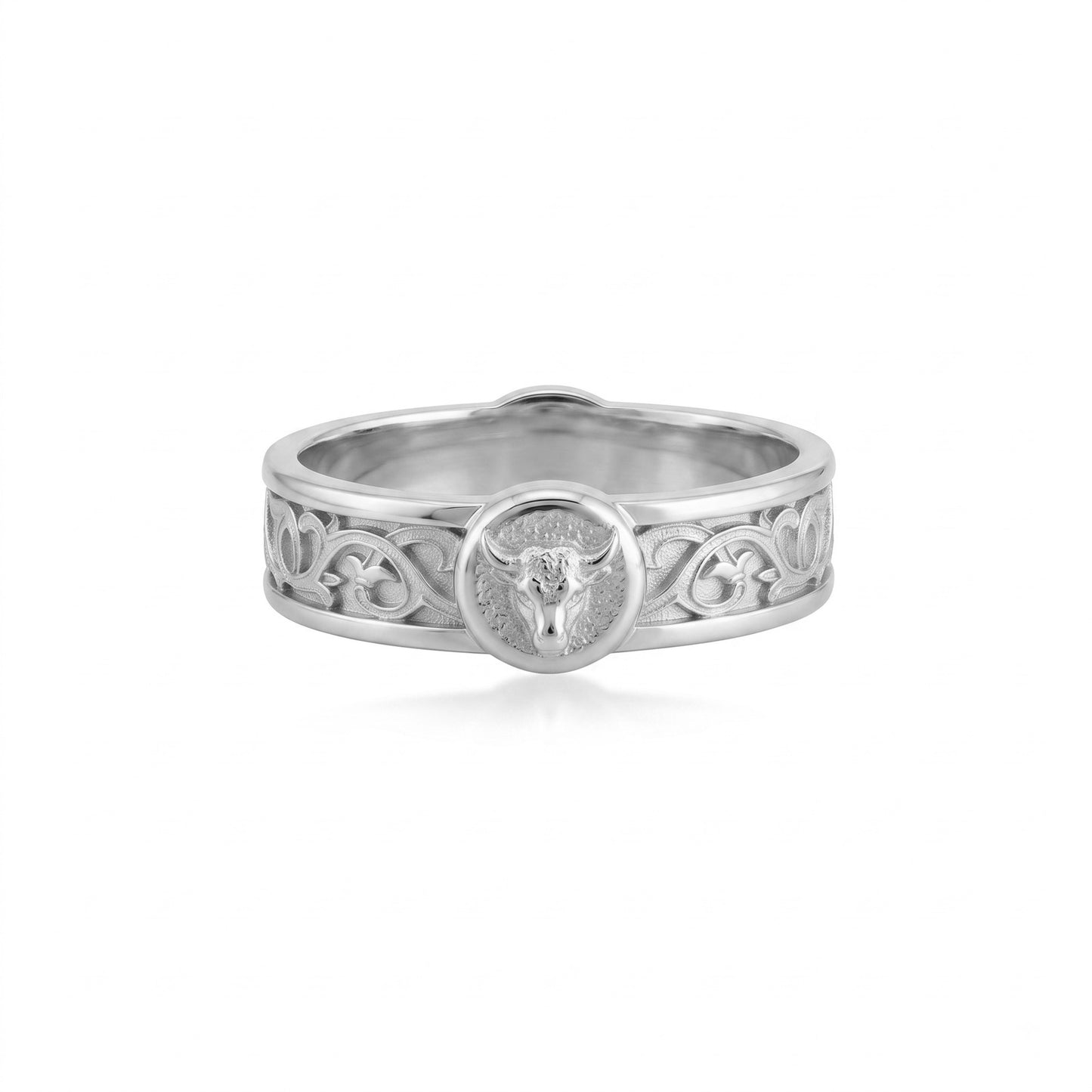 Taurus Bull Band Ring