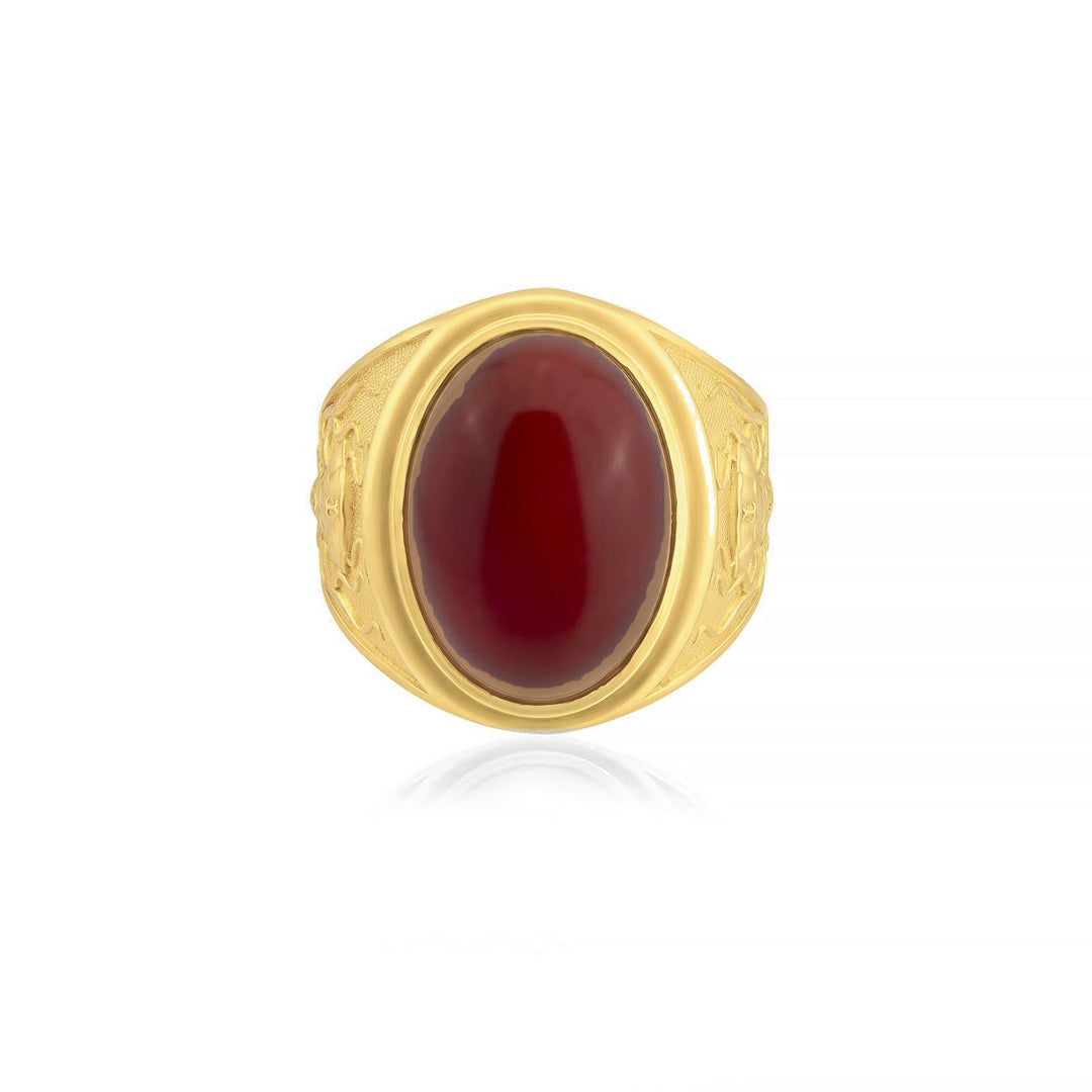 Pirate Octopus Carnelian Ring