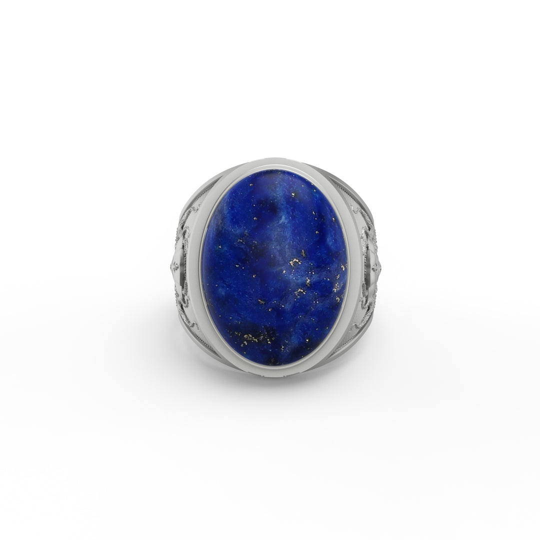 Pirate Octopus Lapis Ring