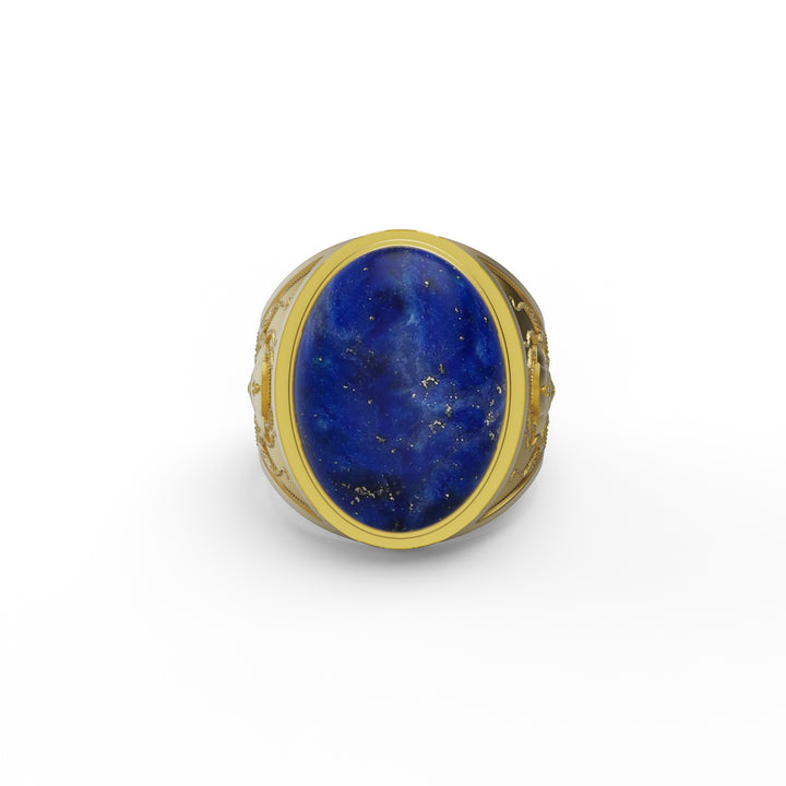 Pirate Octopus Lapis Ring