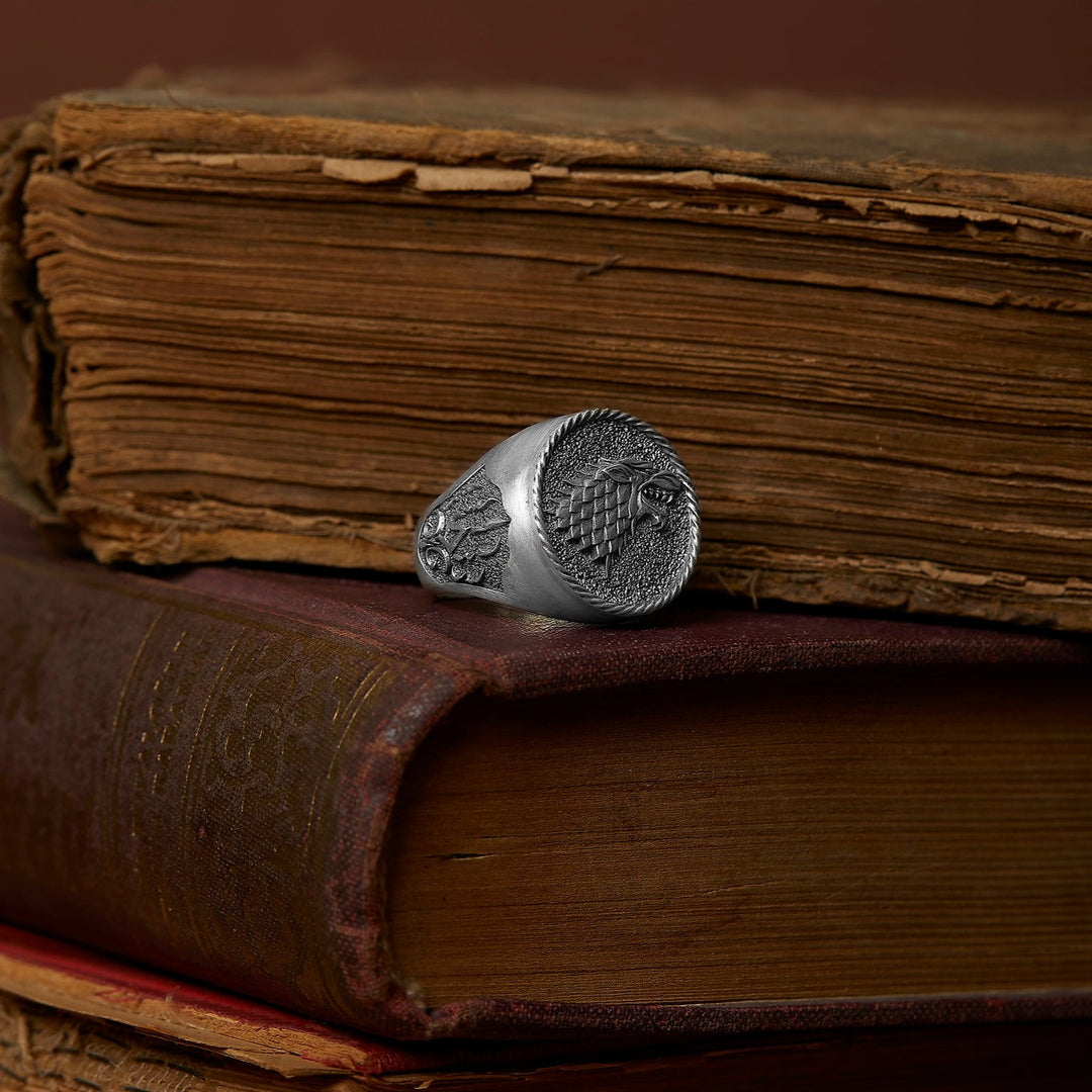 Game Of Thrones Stark Wolf Claw Ring