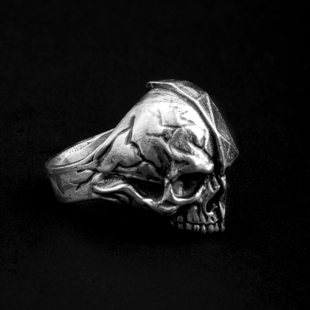 Half Brain Skull Ring