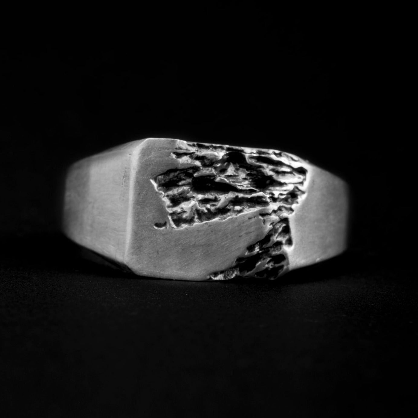 handmade sterling silver Men Worn Ring