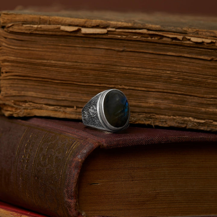 Phoenix Labradorite Gemstone Ring