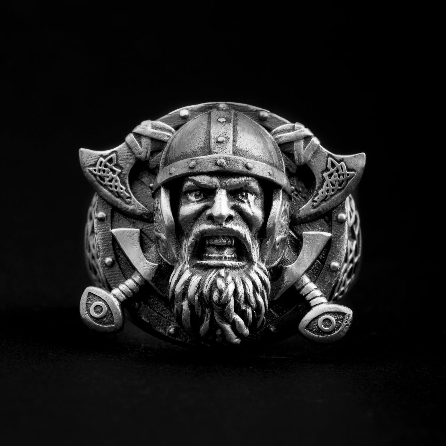 handmade sterling silver Scandinavian Warrior Ring