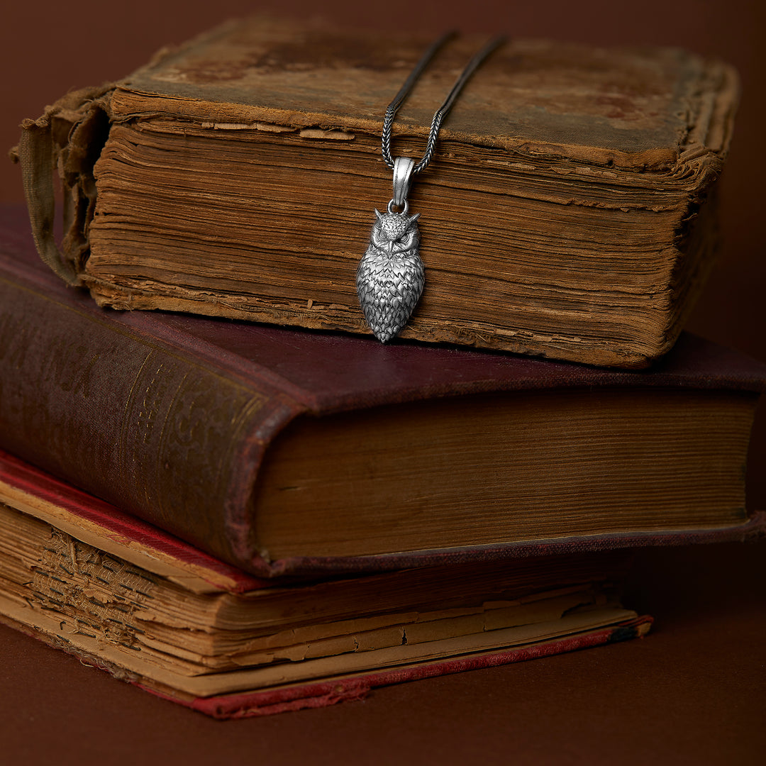 Angry Owl Necklace