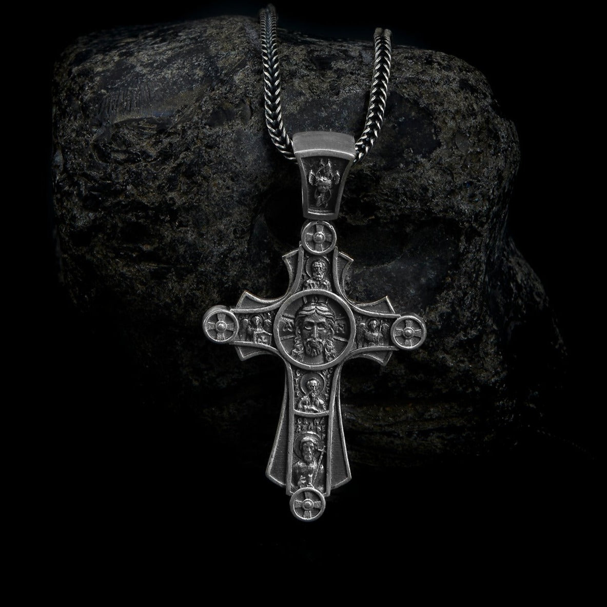 Christian Cross Amulet Necklace