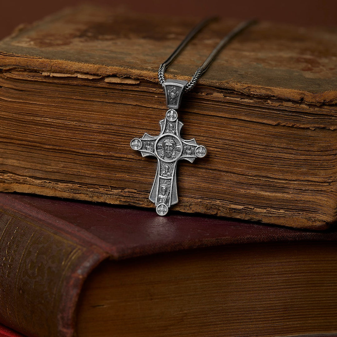 Christian Cross Amulet Necklace