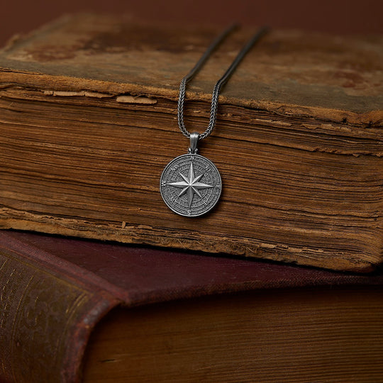 Chain Compass Pendant Men Layered Necklaces Sailing Travel Jewelry Gift UK  | eBay