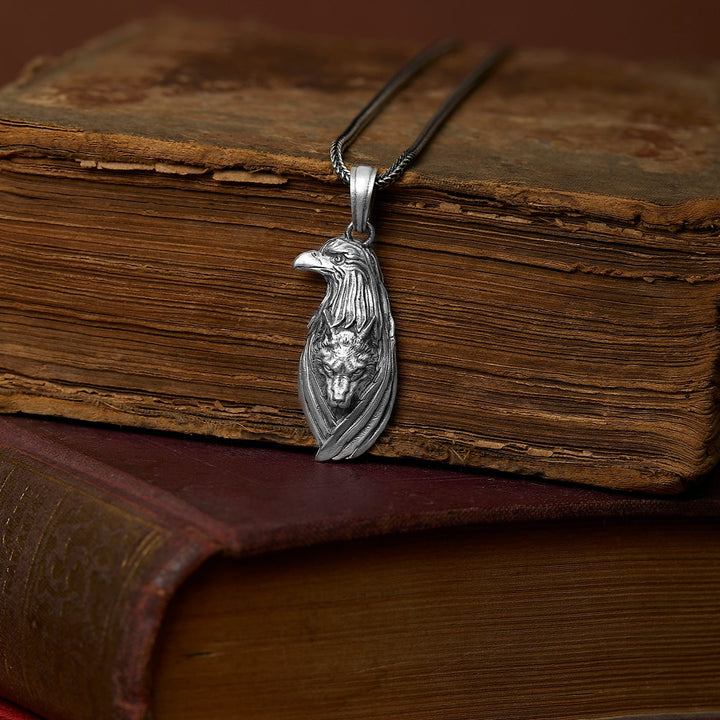 Eagle Wolf Necklace