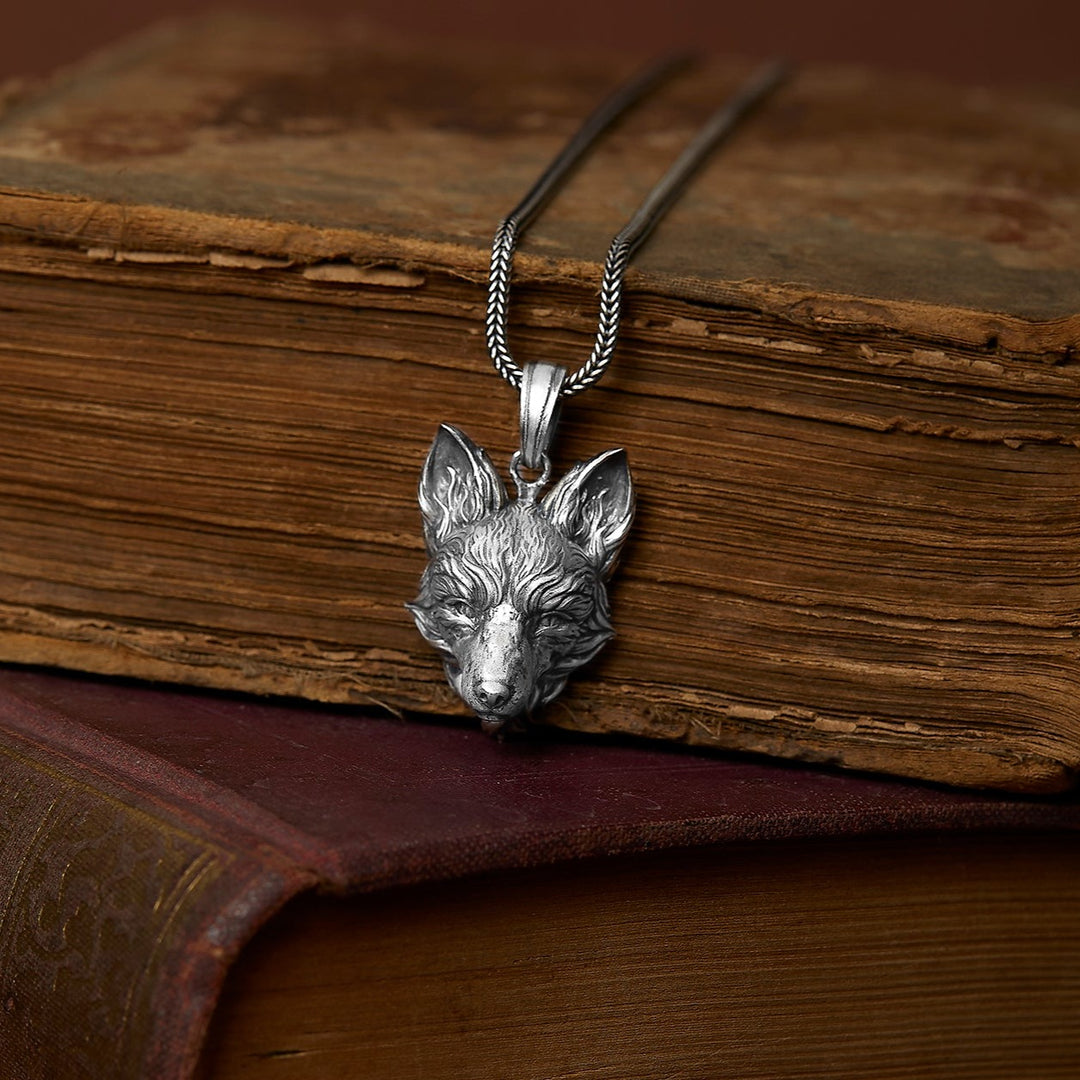 Fox Head Necklace