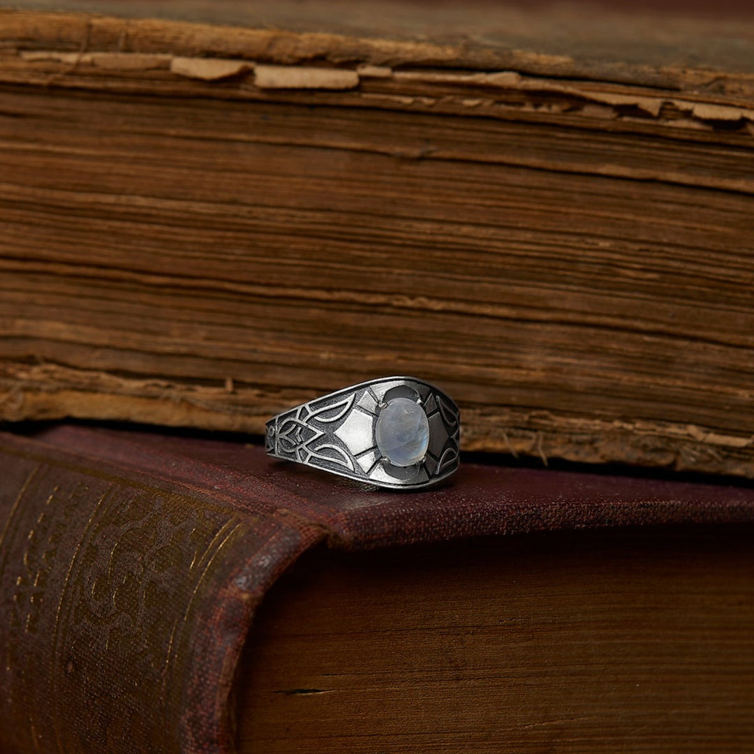 Moonstone Men Ring