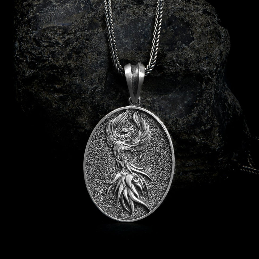 handmade sterling silver Phoenix Necklace
